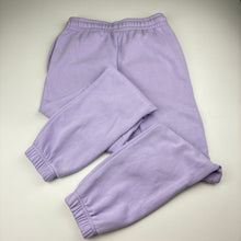 Load image into Gallery viewer, Girls Anko, purple fleece lined track pants, Inside leg: 66cm, light marks left leg, FUC, size 12,  
