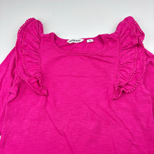 Load image into Gallery viewer, Girls Country Road, pink cotton long sleeve top, GUC, size 6,  