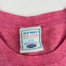 Load image into Gallery viewer, Girls OLD NAVY, soft cotton long sleeve tee / top, Sz: L, armpit to armpit: 37cm, shoulder to cuff: 52cm, GUC, size 10-12,  
