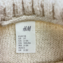 Load image into Gallery viewer, Unisex H&amp;M, knitted sweater / jumper, marks back right cuff, FUC, size 3,  