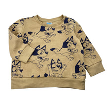Load image into Gallery viewer, Unisex BLUEY, fleece lined sweater / jumper, FUC, size 3,  