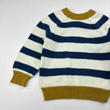 Load image into Gallery viewer, Unisex Nature Baby, organic cotton knit sweater / jumper, EUC, size 1,  