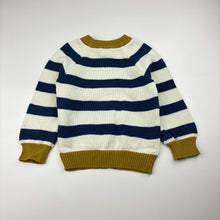 Load image into Gallery viewer, Unisex Nature Baby, organic cotton knit sweater / jumper, EUC, size 1,  
