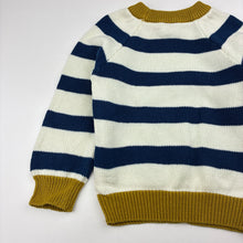 Load image into Gallery viewer, Unisex Nature Baby, organic cotton knit sweater / jumper, EUC, size 1,  