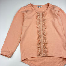 Load image into Gallery viewer, Girls Charlie &amp; Me, long sleeve top / lightweight sweater, pilling, FUC, size 7,  