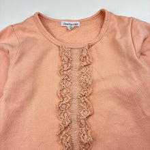 Load image into Gallery viewer, Girls Charlie &amp; Me, long sleeve top / lightweight sweater, pilling, FUC, size 7,  