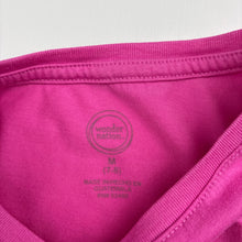 Load image into Gallery viewer, Girls Wonder Nation, pink long sleeve tee / top, GUC, size 7-8,  