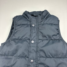 Load image into Gallery viewer, Unisex Cotton On, grey puffer vest / sleeveless jacket, GUC, size 5-6,  