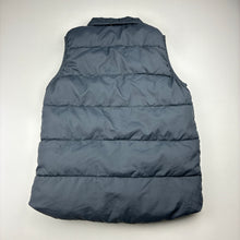 Load image into Gallery viewer, Unisex Cotton On, grey puffer vest / sleeveless jacket, GUC, size 5-6,  