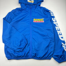 Load image into Gallery viewer, Boys H&amp;M, SONIC THE HEDGEHOG lightweight jacket, small catches, FUC, size 9-10,  