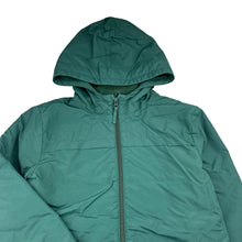Load image into Gallery viewer, Unisex Target, green school jacket / coat, discolouration on hood lining, FUC, size 10,  