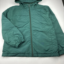 Load image into Gallery viewer, Unisex Target, green school jacket / coat, discolouration on hood lining, FUC, size 10,  