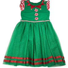 Load image into Gallery viewer, Girls Anko, tulle &amp; glitter Christmas novelty dress, EUC, size 8, L: 68cm
