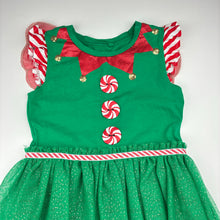 Load image into Gallery viewer, Girls Anko, tulle &amp; glitter Christmas novelty dress, EUC, size 8, L: 68cm