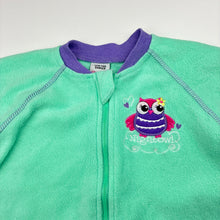 Load image into Gallery viewer, Girls Snooze Zone, fleece sleeping bag, owl, GUC, size 0,  