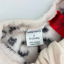 Load image into Gallery viewer, Girls Baby Berry, soft fleece sleeping bag, EUC, size 0,  