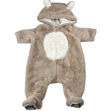 Load image into Gallery viewer, Unisex Beatrix Potter, Peter Rabbit lined soft faux fur coverall / romper, EUC, size 000,  