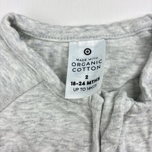 Load image into Gallery viewer, Unisex Target, organic cotton blend zip coverall / romper, EUC, size 2,  