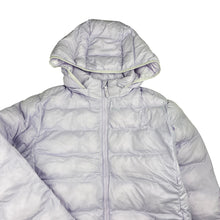 Load image into Gallery viewer, Girls Uniqlo, purple puffer jacket / coat, GUC, size 11-12,  
