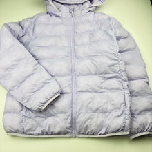 Load image into Gallery viewer, Girls Uniqlo, purple puffer jacket / coat, GUC, size 11-12,  