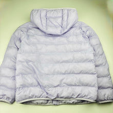 Load image into Gallery viewer, Girls Uniqlo, purple puffer jacket / coat, GUC, size 11-12,  