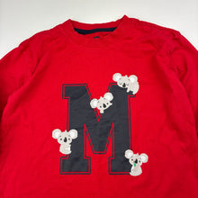 Load image into Gallery viewer, Boys Milkshake, red cotton long sleeve top, koalas, GUC, size 5,  