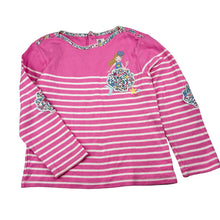 Load image into Gallery viewer, Girls JoJo Maman Bebe, soft cotton long sleeve top, mermaid, GUC, size 4-5,  