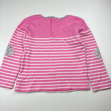 Load image into Gallery viewer, Girls JoJo Maman Bebe, soft cotton long sleeve top, mermaid, GUC, size 4-5,  