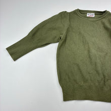 Load image into Gallery viewer, Girls Seed, khaki ribbed long sleeve top, pilling, FUC, size 3,  