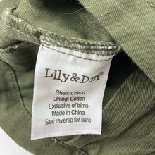 Load image into Gallery viewer, Unisex Lily &amp; Dan, khaki cotton lightweight jacket / coat, EUC, size 3,  