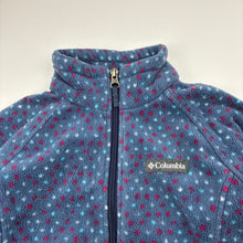 Load image into Gallery viewer, Girls Columbia, fleece zip up sweater / jacket, GUC, size 7-8,  