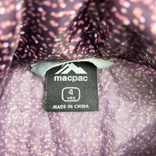 Load image into Gallery viewer, Girls macpac, lightweight spray jacket / raincoat, EUC, size 4,  