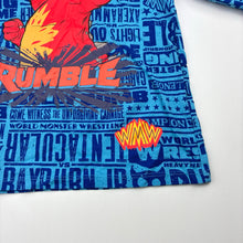 Load image into Gallery viewer, Boys RUMBLE, World Monster Wrestling cotton long sleeve top, EUC, size 5,  
