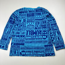 Load image into Gallery viewer, Boys RUMBLE, World Monster Wrestling cotton long sleeve top, EUC, size 5,  