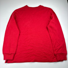 Load image into Gallery viewer, Boys GIO JEANS Co, red cotton lightweight sweater, no size, armpit to armpit: 47cm, shoulder to cuff: 53cm, EUC, size 12-14,  