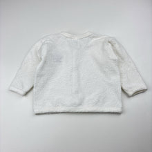 Load image into Gallery viewer, Unisex Bonds, embroidered terry long sleeve top, GUC, size 00,  