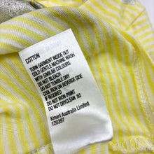 Load image into Gallery viewer, Girls H&amp;T, cotton tie front tee / top, stars, EUC, size 2,  