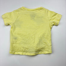 Load image into Gallery viewer, Girls H&amp;T, cotton tie front tee / top, stars, EUC, size 2,  