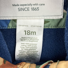Load image into Gallery viewer, Boys Carters, fleece lined lightweight jacket / coat, dinosaurs, light marks, FUC, size 1-2,  