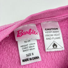 Load image into Gallery viewer, Girls Barbie, fleece winter pyjama top, FUC, size 8,  
