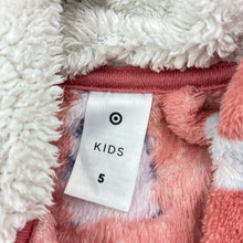 Load image into Gallery viewer, Girls Target, fleece dressing gown / bath robe, rabbits, GUC, size 5,  