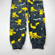 Load image into Gallery viewer, Boys Nintendo, Pokemon Pikachu fleece sleepsuit, EUC, size 8,  