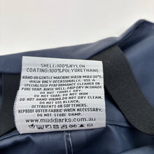Load image into Gallery viewer, Unisex muddlarks, navy Bib-n-Brace waterproof overalls *never worn*, EUC, size 4,  