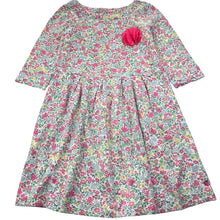Load image into Gallery viewer, Girls Joules, floral cotton dress, GUC, size 9-10, L: 69cm