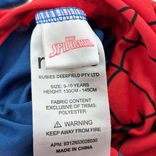 Load image into Gallery viewer, Boys Marvel, Spiderman dress-up outfit, mark right sleeve, FUC, size 9-10,  