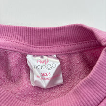 Load image into Gallery viewer, Girls Mango, fleece lined sweater / jumper, GUC, size 6,  