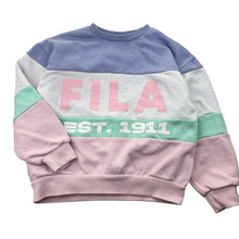 Load image into Gallery viewer, Girls FILA, fleece lined sweater / jumper, GUC, size 10,  