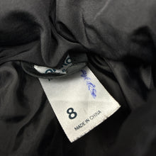 Load image into Gallery viewer, Girls Anko, black cropped puffer jacket / coat, GUC, size 8,  