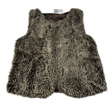 Load image into Gallery viewer, Girls H&amp;T, faux fur vest, 2 hook fasten, FUC, size 5,  