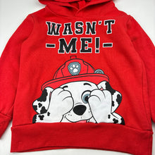 Load image into Gallery viewer, Boys Nickelodeon, Paw Patrol Marshall fleece lined hoodie sweater, GUC, size 5,  